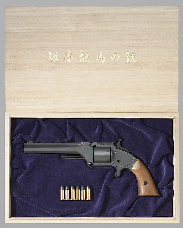 楽天市場】マルシン モデルガン 完成品「坂本龍馬の銃」桐箱入り