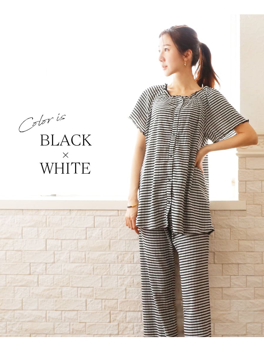 楽天市場】＜産前産後・授乳口付きパジャマ＞シャーリングジャガード