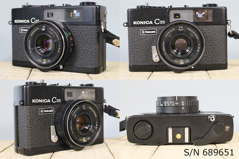 楽天市場】【整備済】【保証付 】 コニカ KONICA C35 Flashmatic