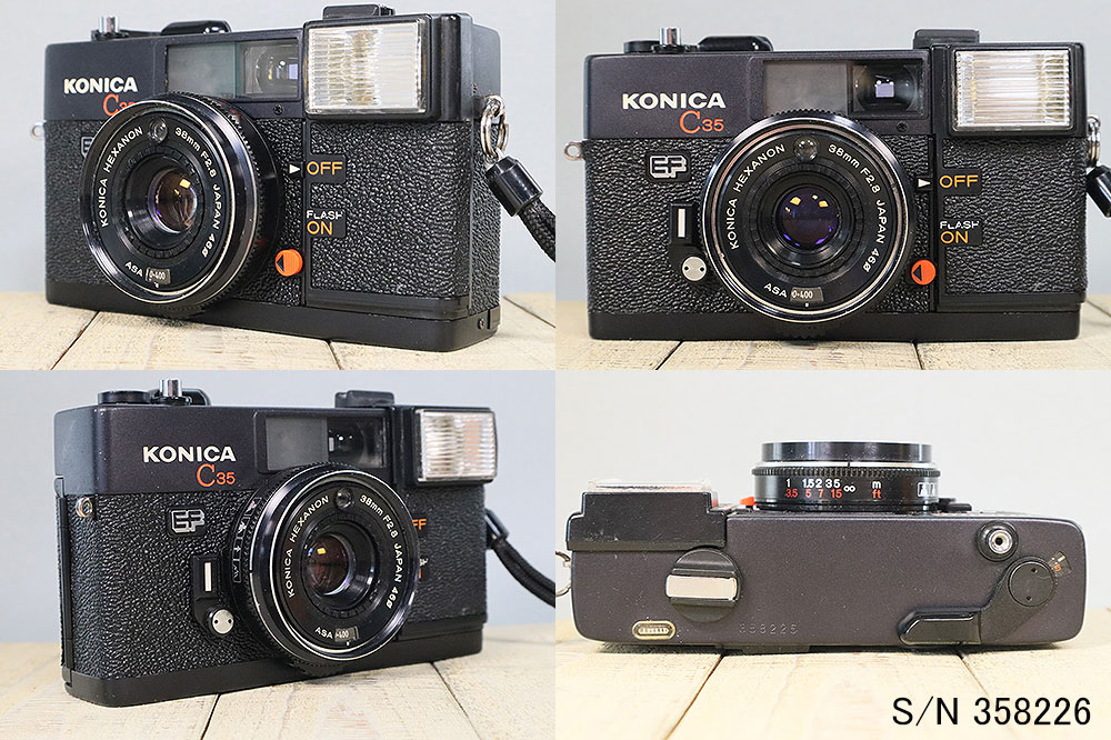 楽天市場】【整備済】【保証付 】 コニカ KONICA C35 EF S/N 358226