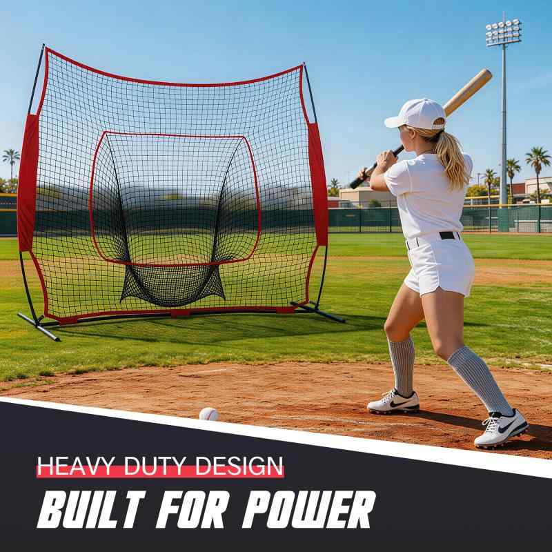 楽天市場】ZENY 野球練習ネット バッティングネット 折り畳み式 野球