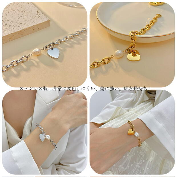 楽天市場】サージカルステンレス ブレスレット 金属アレルギー対応