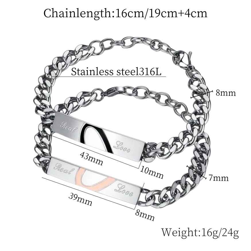 楽天市場】ペアブレスレット カップル お揃い 2本セット サージカル