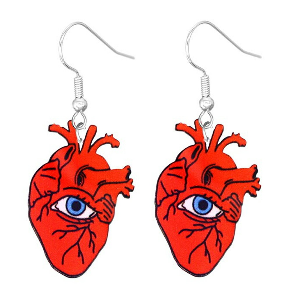 楽天市場】心臓に目 リアルステンレスピアス/1ペア販売 20G 20ゲージ