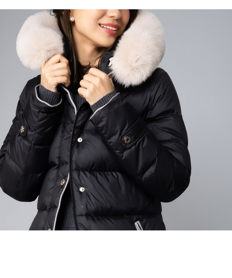 楽天市場】ダウンジャケット ダウンコート ファーコート レディース