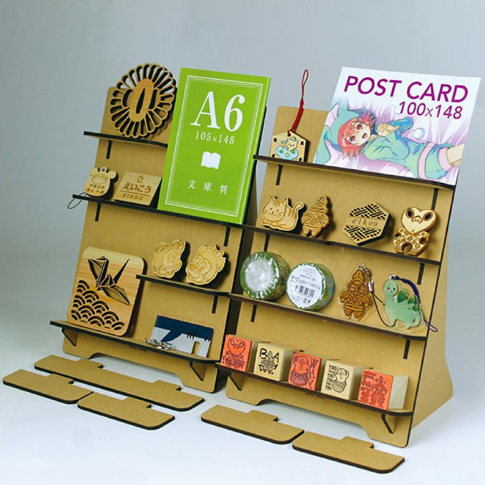 楽天市場】マルチスタンド【A4・4段】展示 販売 販促 ディスプレイ