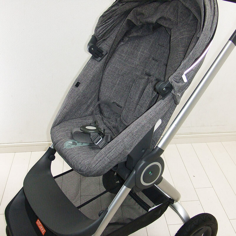 ストッケ STOKKE スクート2 ベビーカー グレー ソフトバック付き