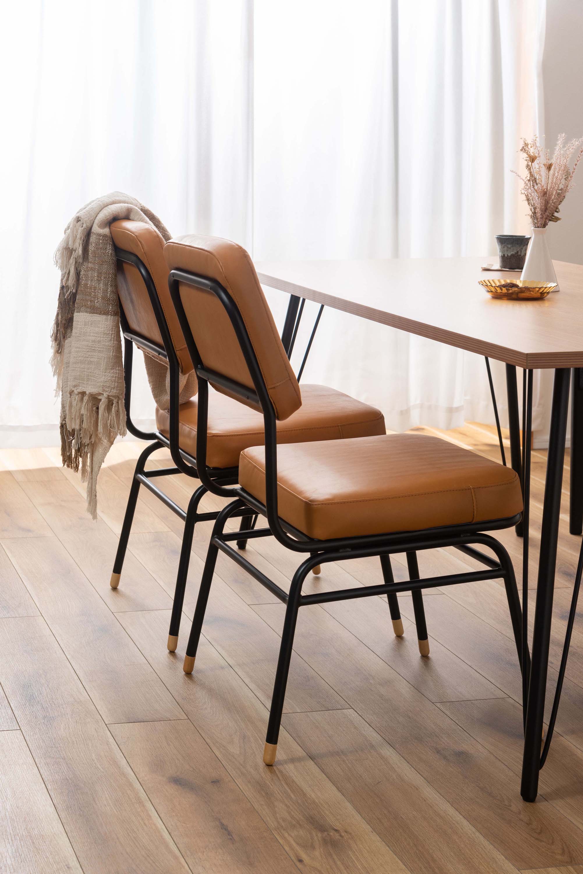 楽天市場】チェア ダイニングチェア 椅子 イス 本革 牛革 スチール