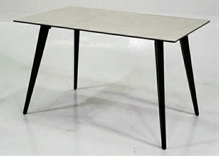 楽天市場】ダイニングテーブル 単品 グレー セラミック 4人掛け 幅