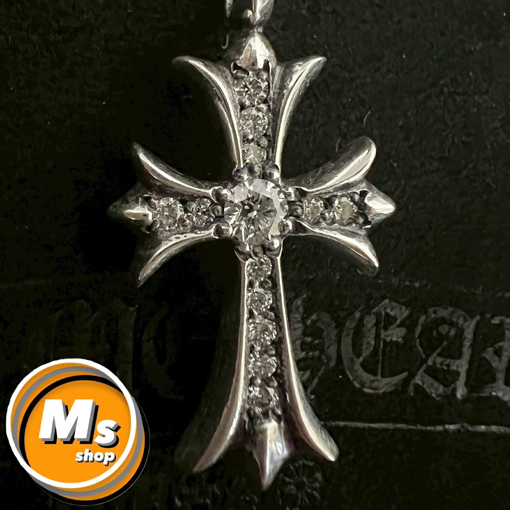 楽天市場】パヴェ クロムハーツ タイニーファット 925 ダイヤ クロス