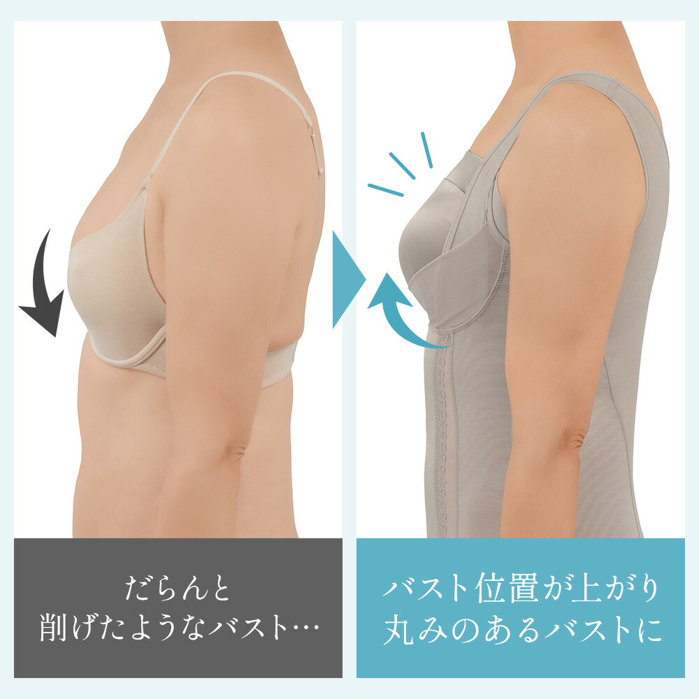 楽天市場】ブラデリス【34%OFF】楽なのに細みえバストアップシェイパー