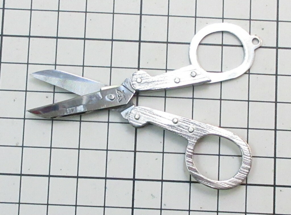 楽天市場】藤本ナイフ製作所 折りたたみハサミ 石目ハンドル Fマーク