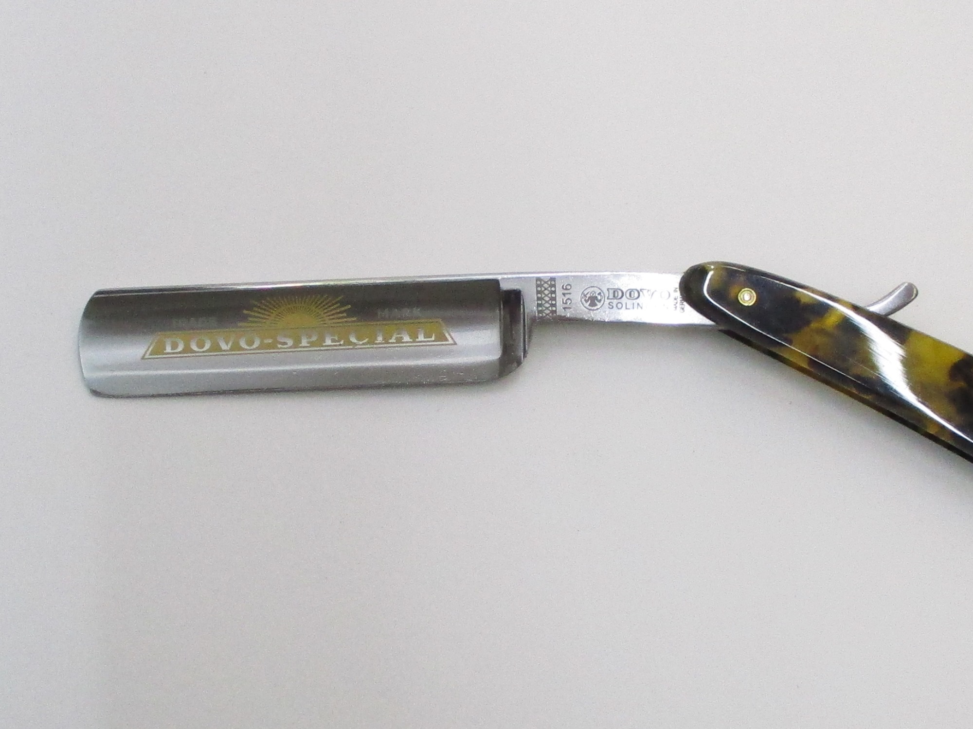 楽天市場】ドボ 西洋剃刀 レザー ドイツ製 べっこう風 セルロイド