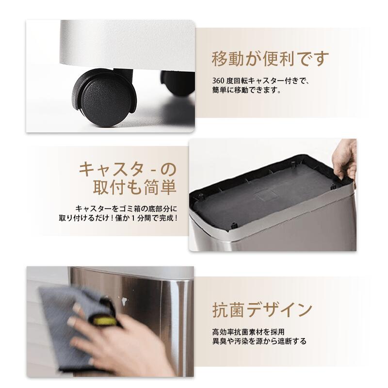 楽天市場】45Lゴミ箱 ダストボックス おしゃれ ふた付き 45リットル