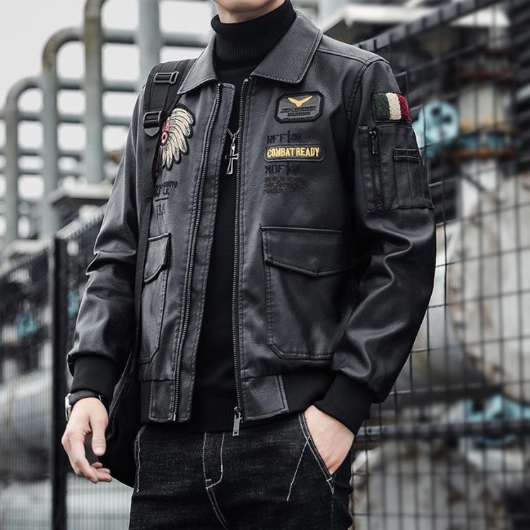 楽天市場】ライダースジャケット メンズ レザージャケット ノーカラー