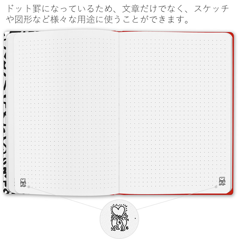 楽天市場】カランダッシュ＋キース・へリング ノートブックA5 Keith