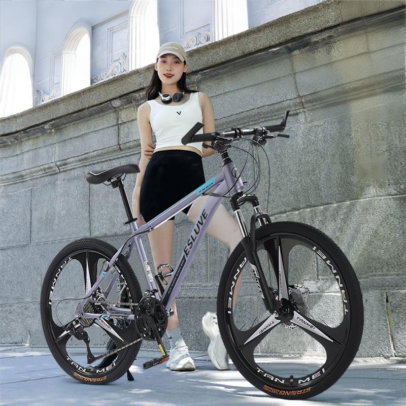 楽天市場】ESLUVE マウンテンバイク クロスバイク 26インチ MTB 自転車