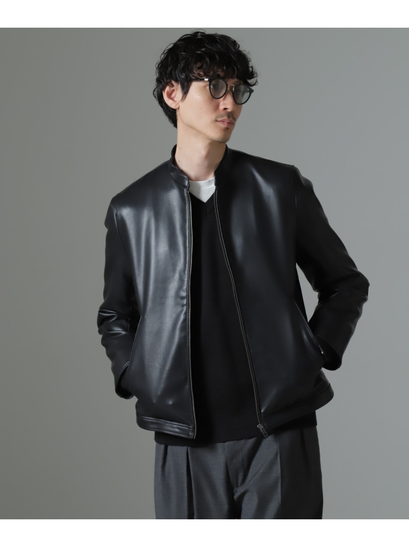 楽天市場】【SALE／60%OFF】フェイクレザーシングルライダース