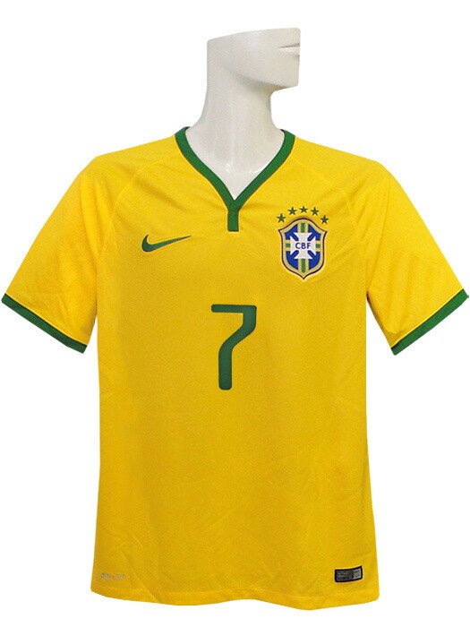 NIKE ブラジル代表 14/15 長袖 ドリルトップ/プラクティスシャツ L