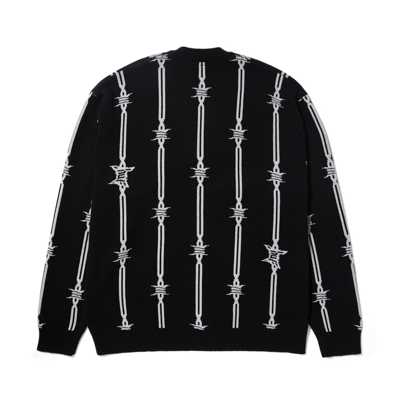 楽天市場】ハフ HUF BARBED WIRE CARDIGAN トップス カーディガン