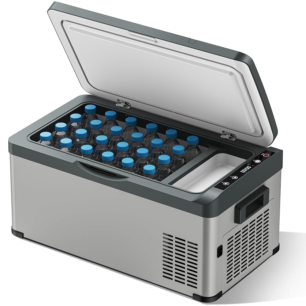 楽天市場】ポータブル冷蔵庫 車載冷蔵庫 急速冷凍 20L -22℃～20