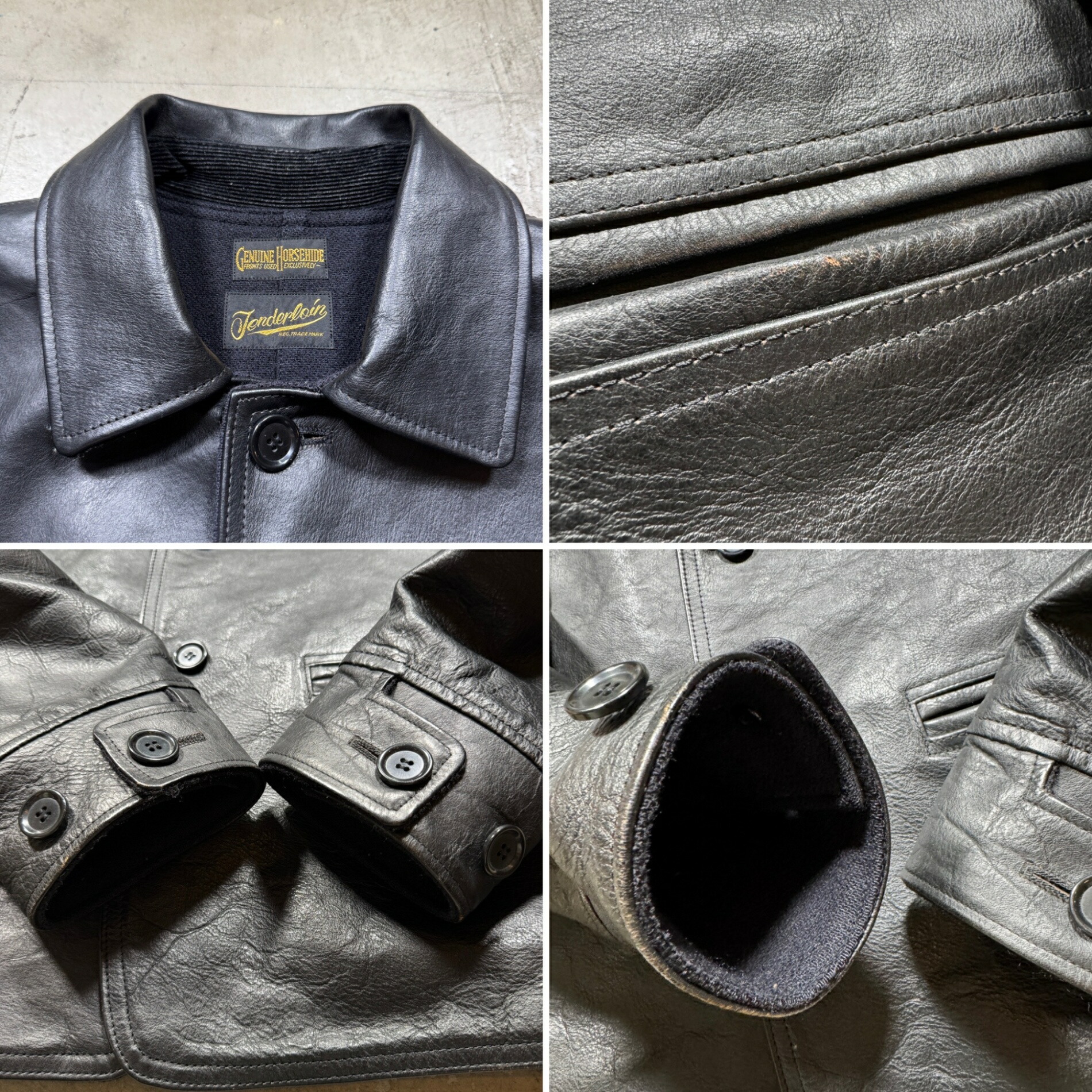 楽天市場】TENDERLOIN テンダーロイン T-HIDE ホースハイドレザーカー