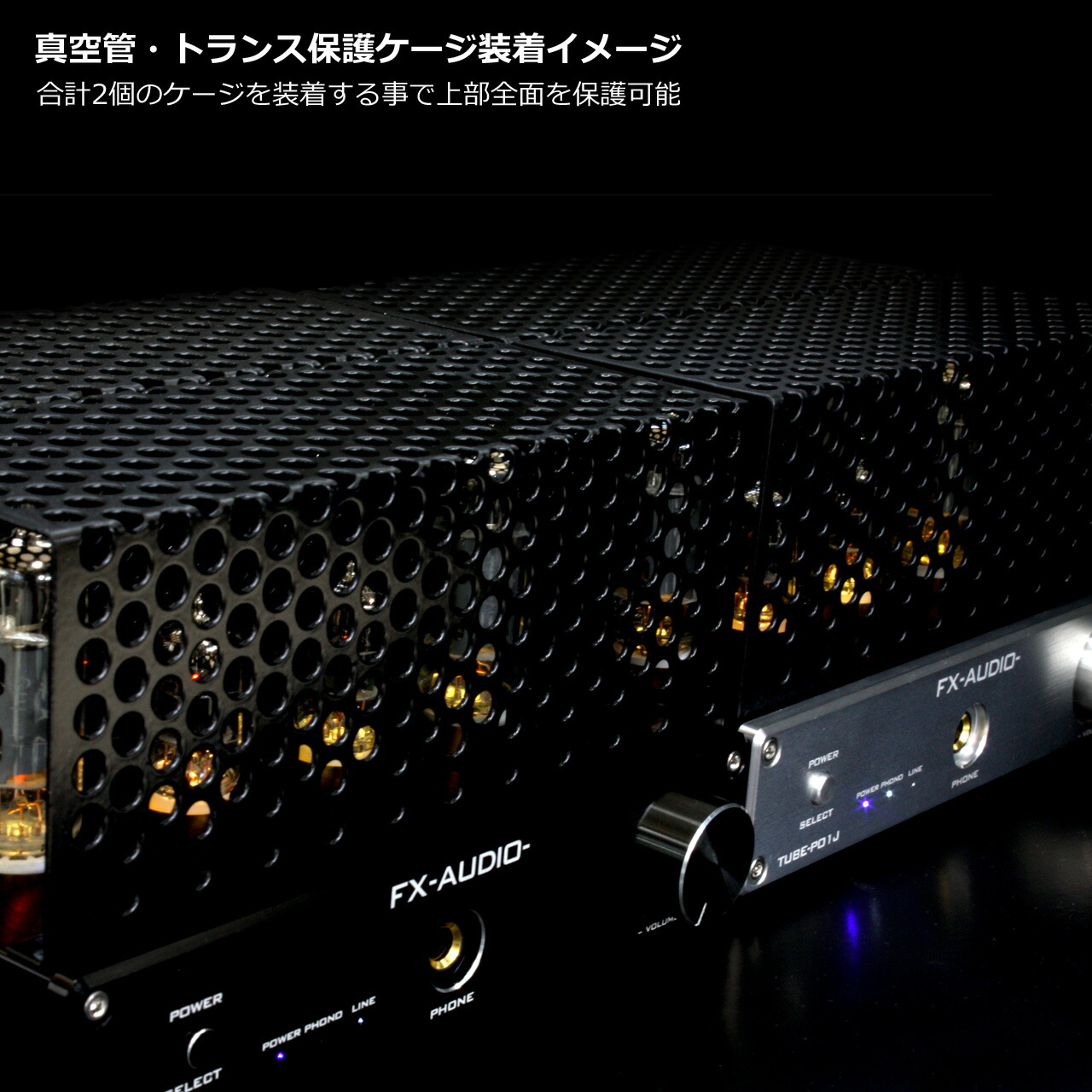 楽天市場】送料無料 [即納]FX-AUDIO- TUBE-P01J[シルバー