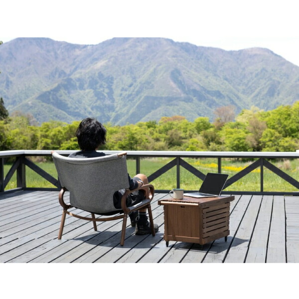 楽天市場】IKIKI（イキキ） グランドチェア ウォルナット ファブリック