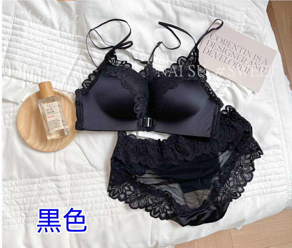 楽天市場】ブラジャー ショーツ セット 2点セット ノンワイヤー 美胸