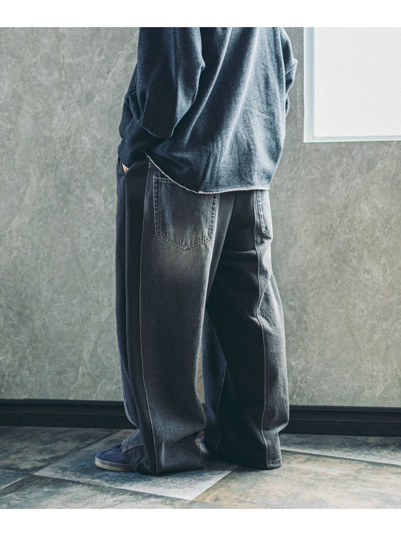 楽天市場】[MODE NORM CORE] デニムパッチワークパンツ niko and