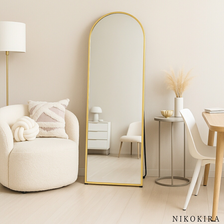 楽天市場】【100円OFFクーポンあり】 アーチ型 全身鏡 鏡 姿見 アーチ