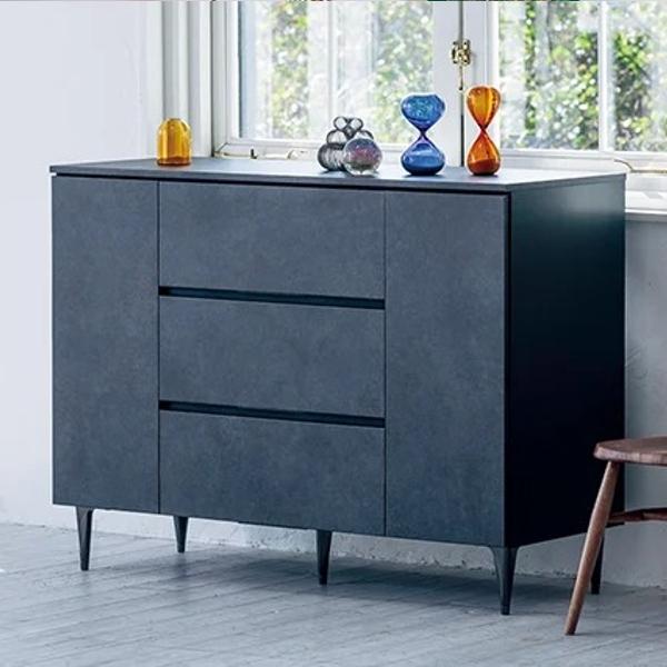 楽天市場】ゼノノワール サイドボード 幅120cm ZL-120AD 板扉タイプ