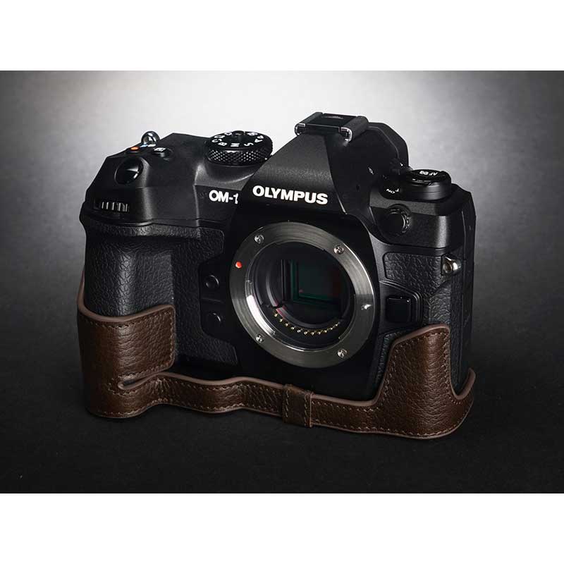 楽天市場】OLYMPUS OM SYSTEM OM-1 用レザー ケース Coco Brown ココ