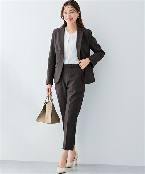 楽天市場】《サイズ交換無料》レディーススーツ パンツスーツ 冬 冬用