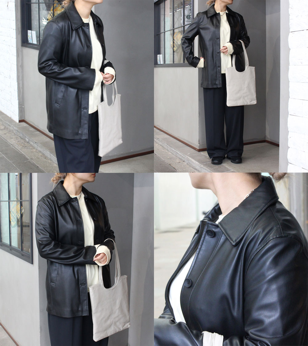 楽天市場】【s30】トゥデイフル TODAYFUL エコレザーステンカラー