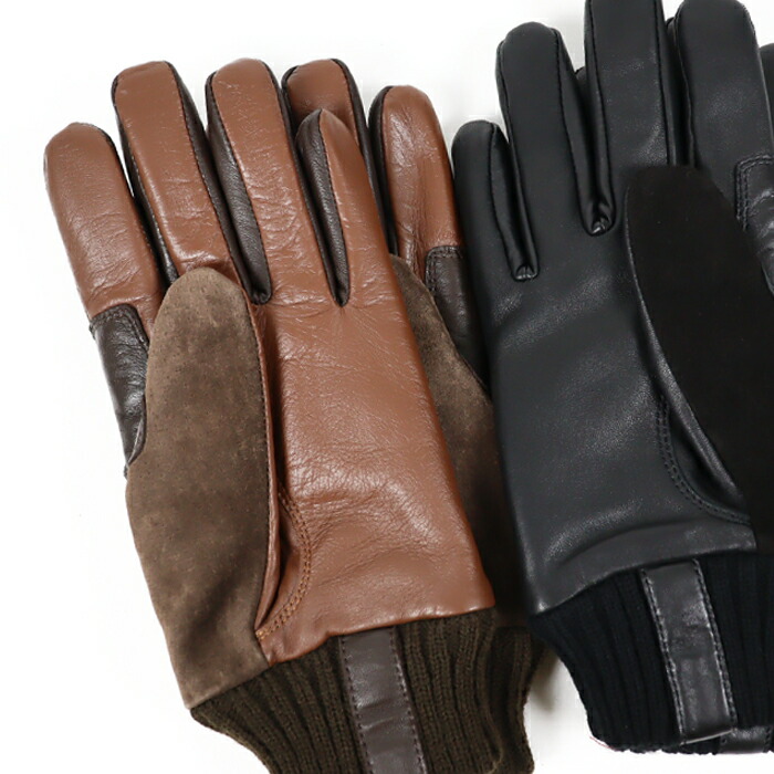 楽天市場】イルビゾンテ 雑貨小物 コンビレザー手袋 54_1_ 54252309182