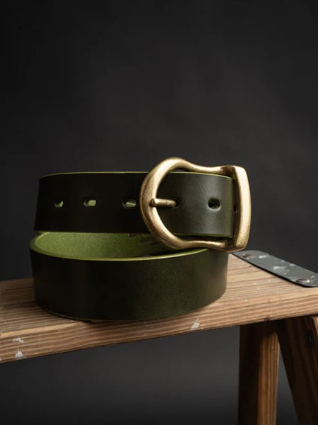 楽天市場】新色オリーブ BIG JOHN BELT ビッグジョン ベルト 5mm厚 極