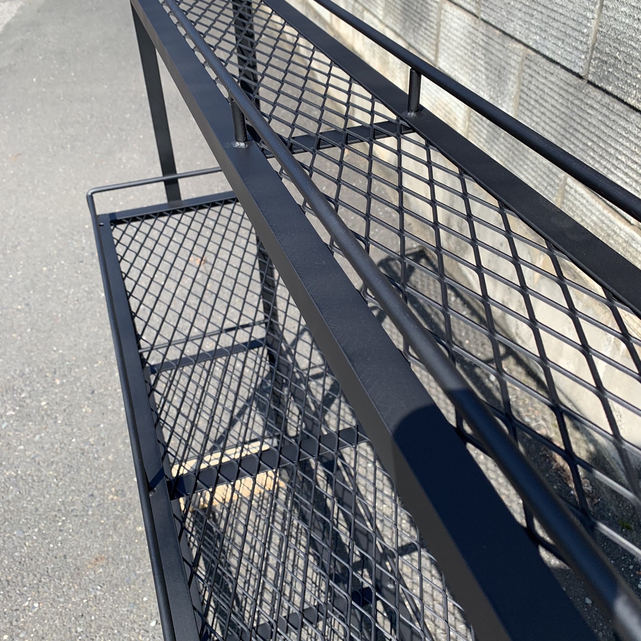 楽天市場】アイアン シェルフ 4段 ワイド 植物棚 幅1200*高さ1100*奥行