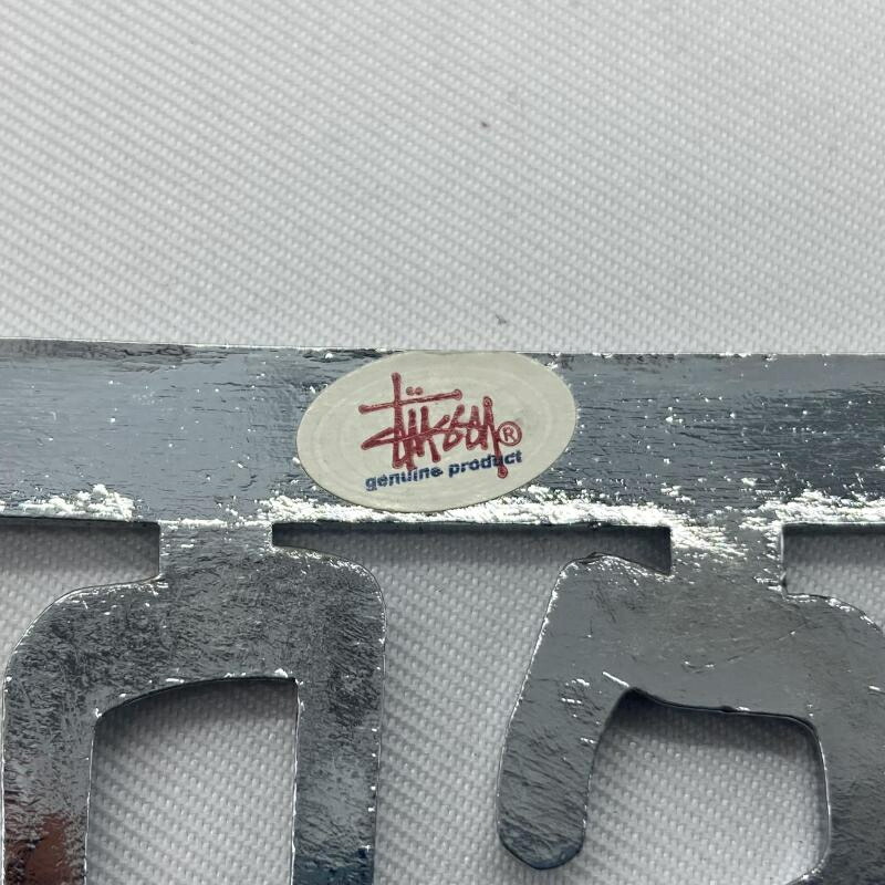 STUSSY メタル ベルトバックル ステューシー シルバー[19]