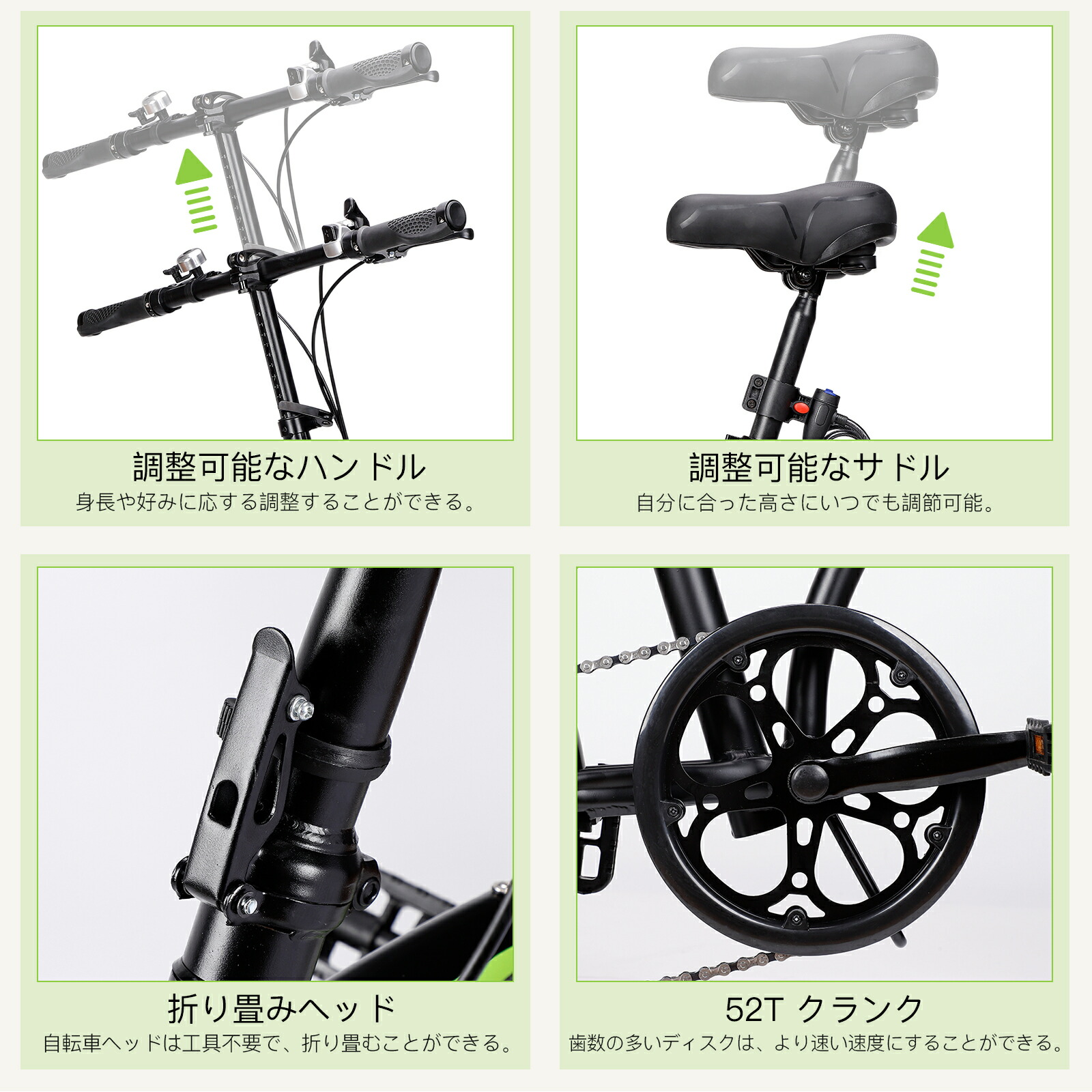 楽天市場】【軽量アルミフレーム】CYFIE 折りたたみ自転車 20インチ