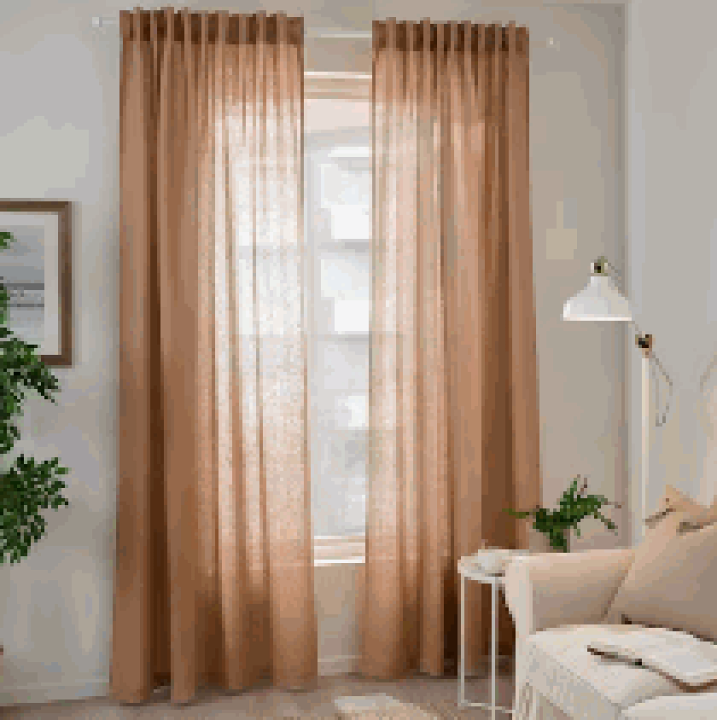 楽天市場】【NEW】IKEA ikeaDYTÅG ディトーグ カーテン1組, ダーク