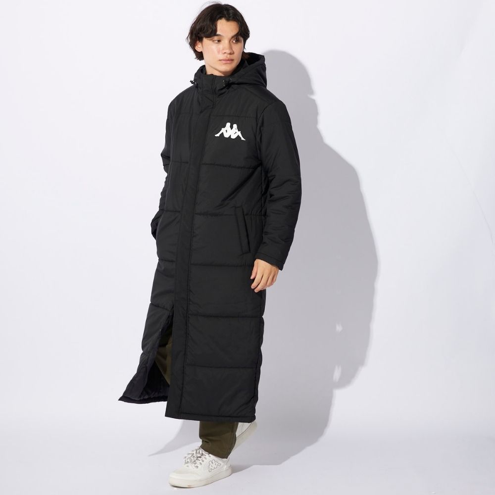 楽天市場】Kappa メンズ ベンチコート ロングコート ブラック ネイビー