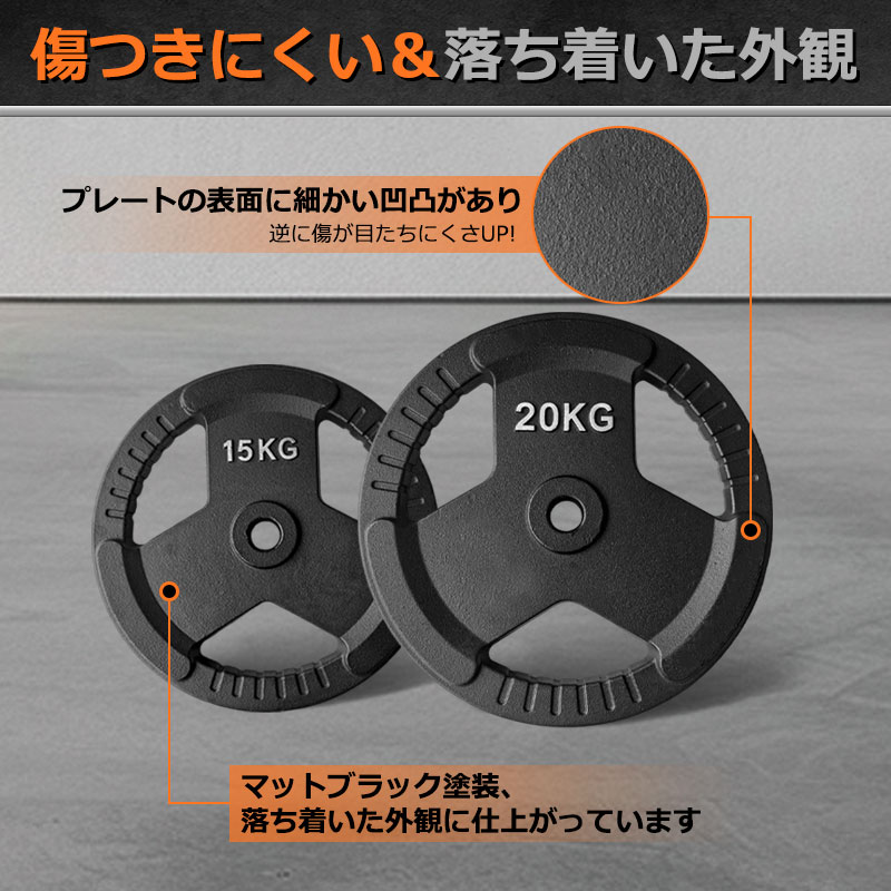 楽天市場】即納！ダンベル バーベル 穴開きプレート シャフト径28mm