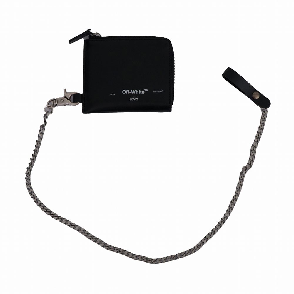 楽天市場】オフホワイト メンズ 二つ折り財布 OMNC013R208530211001