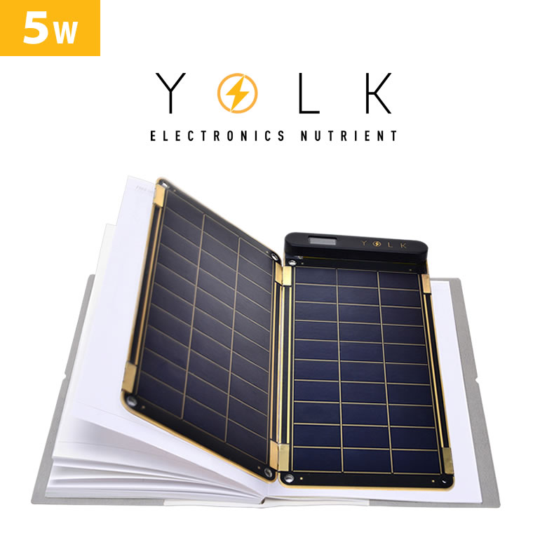 楽天市場】YOLK ソーラー充電器/ソーラーペーパー5Wセット(Solar Paper