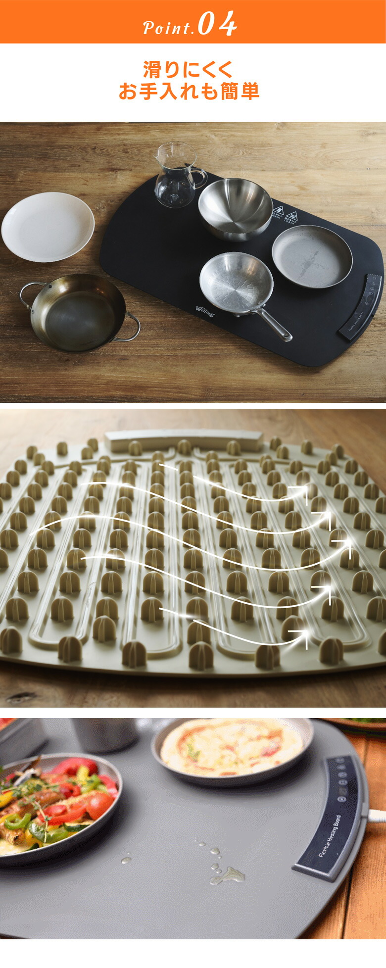 楽天市場】電熱ランチョンとろ火マット 保温プレート 保温マット 料理