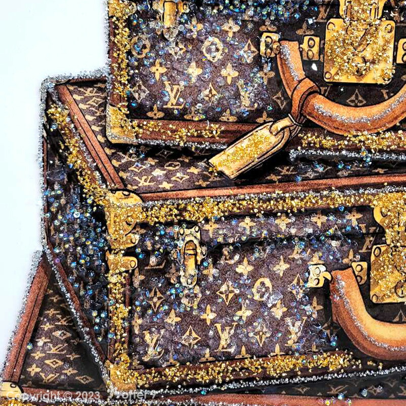 楽天市場】クリスタル アートパネル ブランドオマージュアート 水晶絵