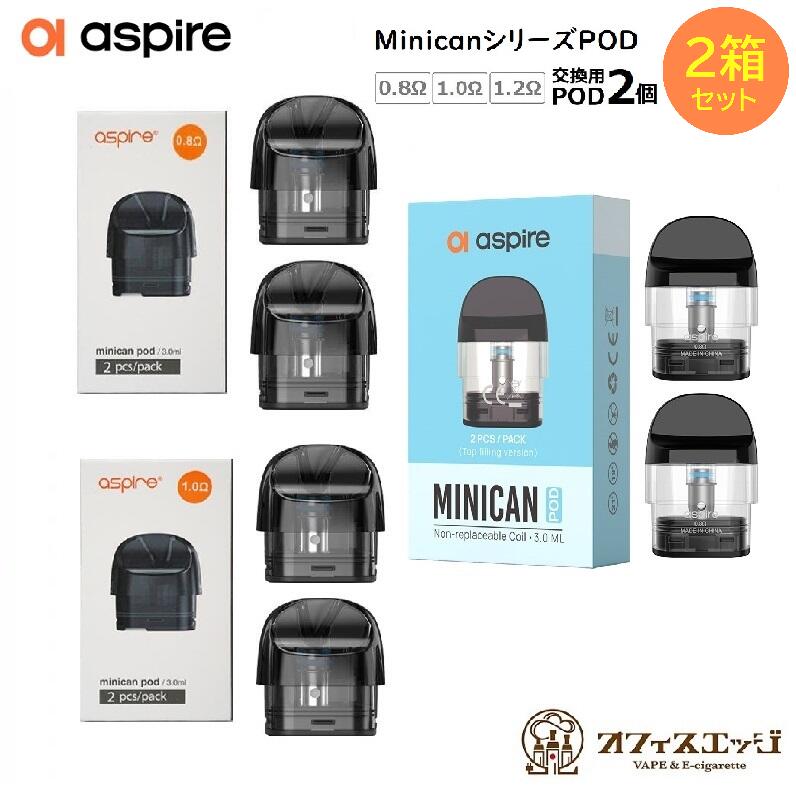 楽天市場】【2箱セット】Aspire Minicanシリーズ Podカートリッジ