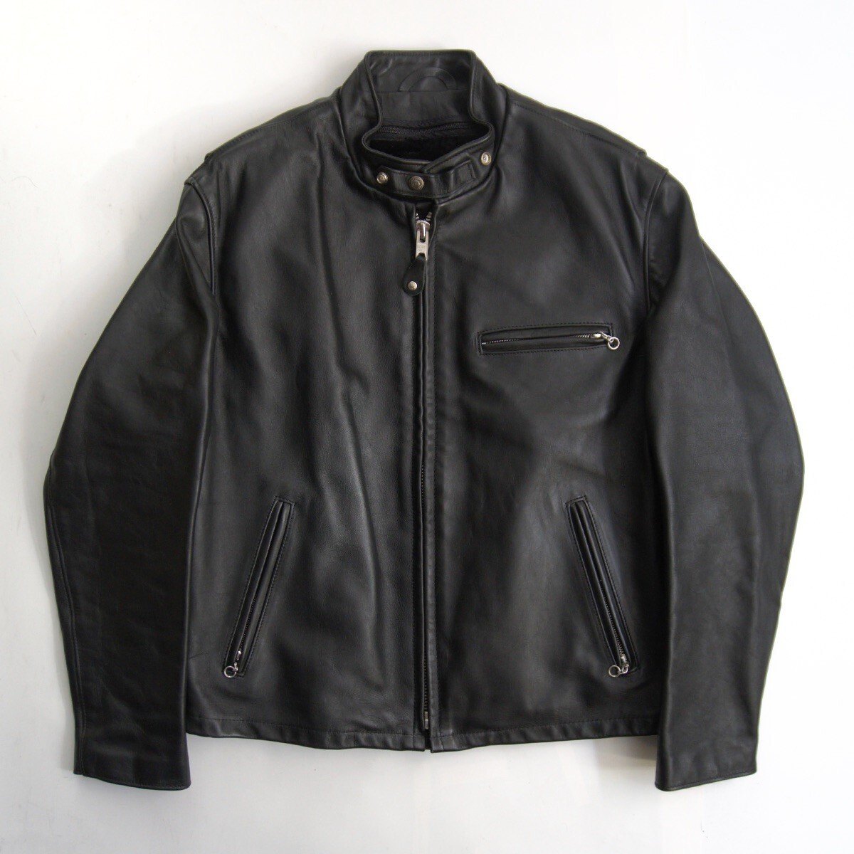 楽天市場】schott シングルライダースジャケット（メンズファッション