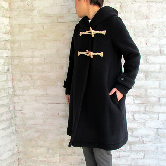 楽天市場】mizuiro-ind ミズイロインド Aラインダッフルコート